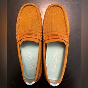 Rothy’s The Driver loafer Women’s size 9, Cognac tan color